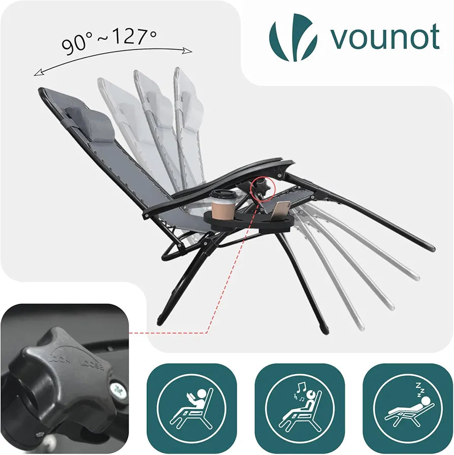 Zero Gravity Folding Recliner Set