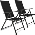 7-Position Folding Garden Recliner Set