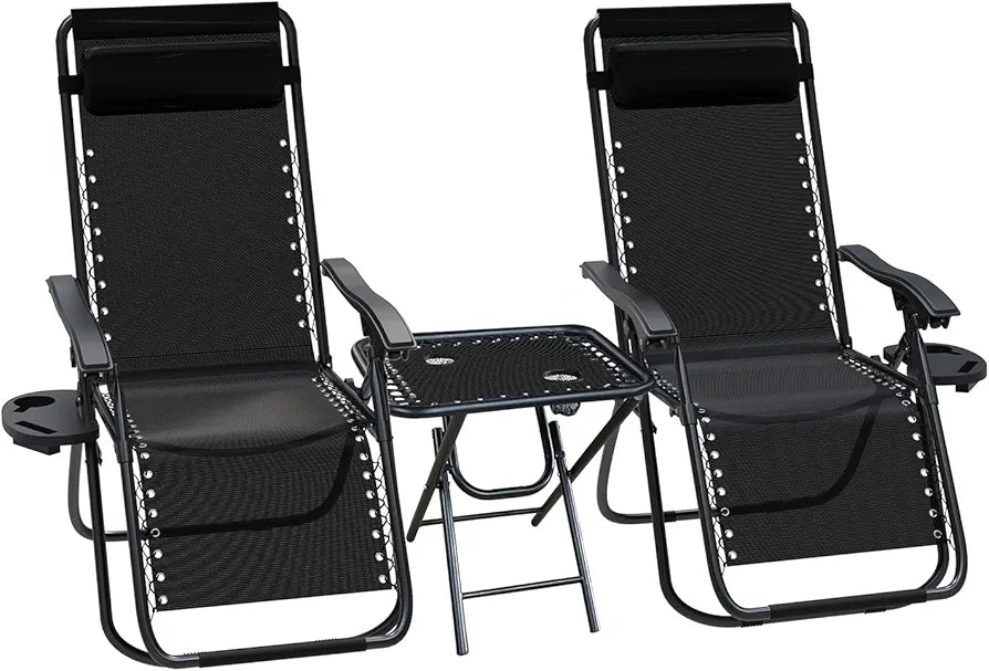 Zero Gravity Folding Recliner Set