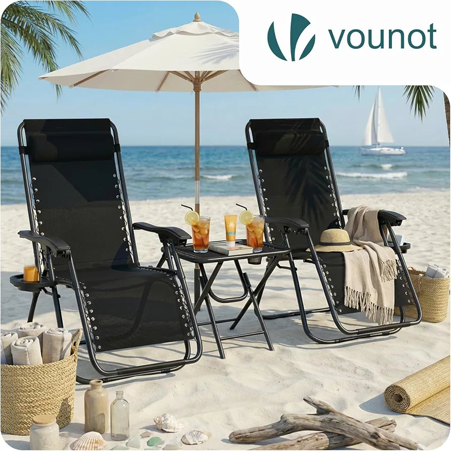 Zero Gravity Folding Recliner Set