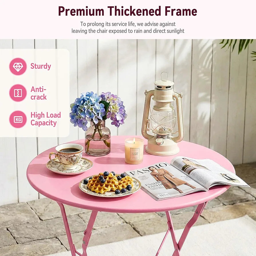 3-Piece Folding Bistro Set