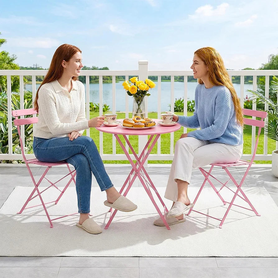 3-Piece Folding Bistro Set