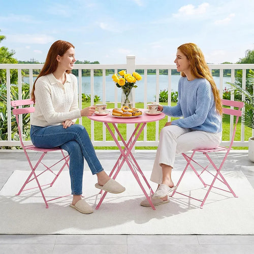 3-Piece Folding Bistro Set