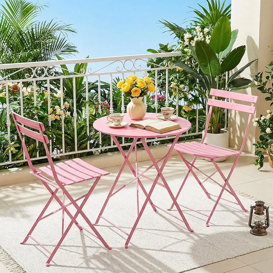 3-Piece Folding Bistro Set