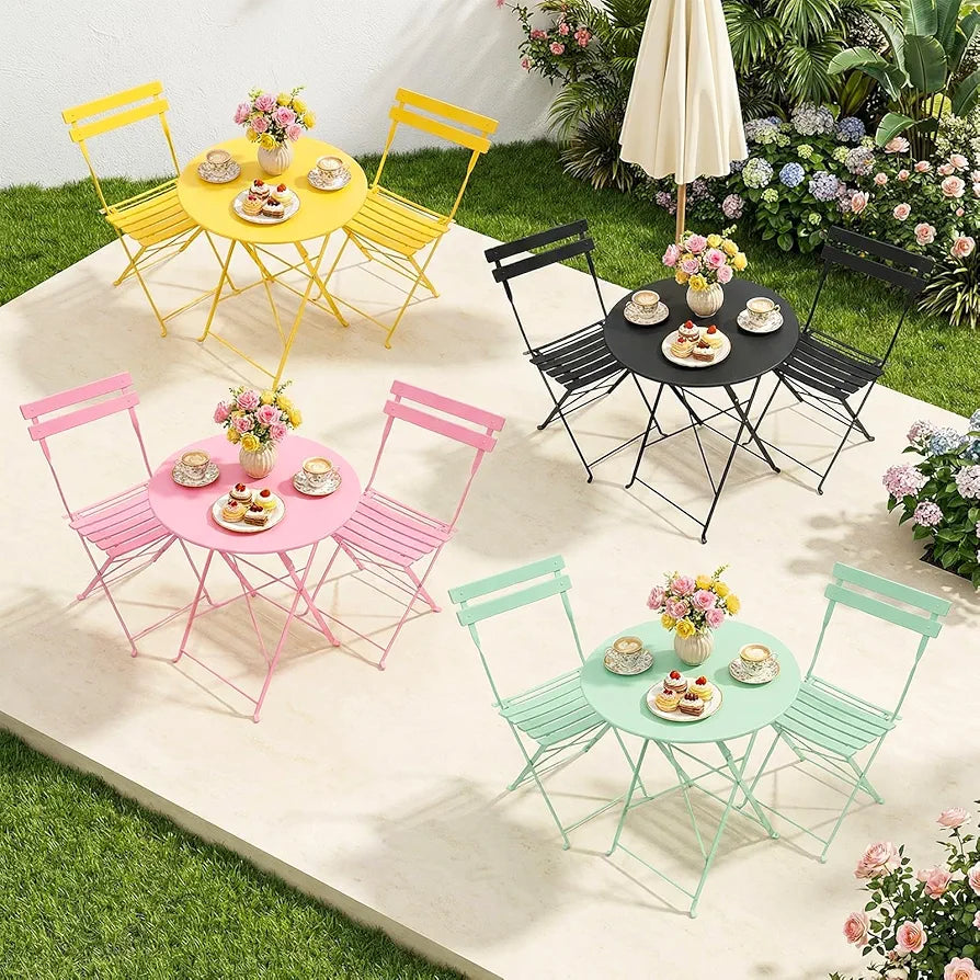 3-Piece Folding Bistro Set